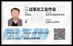 红河州过氧化工艺作业证考试和培训费用